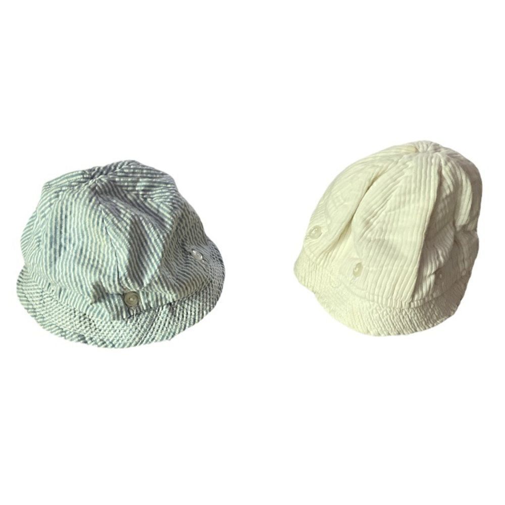 Pair of Vintage Baby Bucket Sun Hats